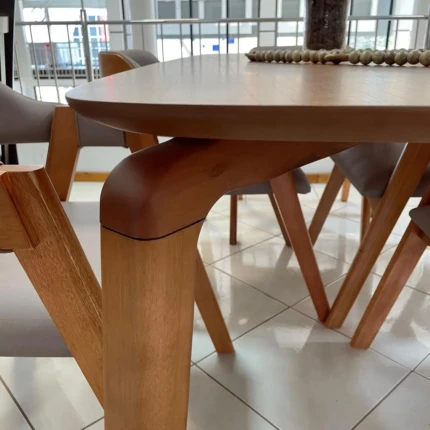 Mesa 1,80m Arizona (4972) com 6 Cadeiras Olive Impermeavel Facto (1275) - Imagem 3