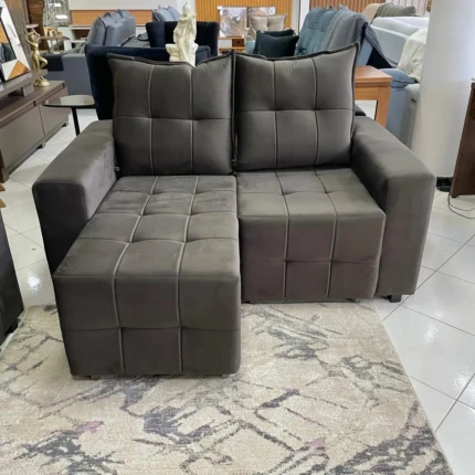 Sofa 3 e 2 Lugares Retrátil Fascinio Escuro (4630) - Imagem 3