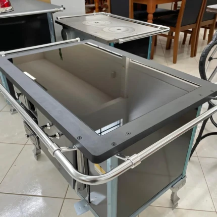 Fogão a Lenha Nº 2 Preto  Vitrocerâmico - Direita - Petrycoski (5703) - Imagem 3