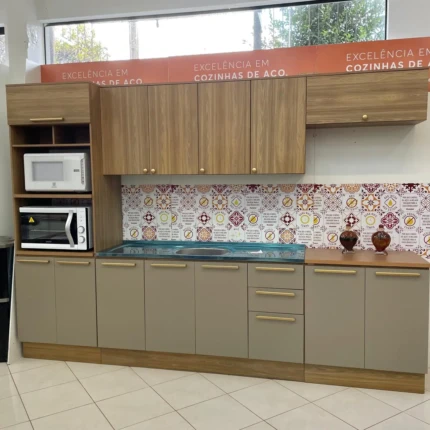 Cozinha Botanic 3,10m com Led (4725-2)