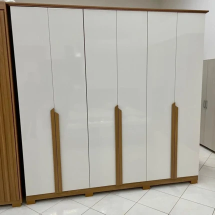 Roupeiro 2,35m Andreas Nature com Off White (3089)