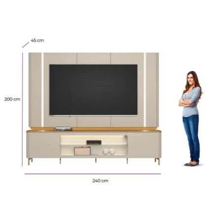 Home 2,40m Santorini com LED (4029) - Imagem 6