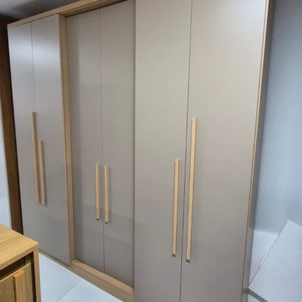 Roupeiro 2,10m 6 Portas Sonata Prateleiras (4525) - Imagem 5