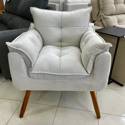 Poltrona Lora Opala Extra Macia – Veludo (5486) - Imagem 3