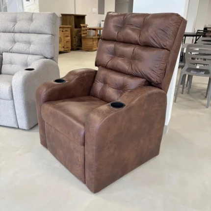 Poltrona Reclinavel Papai Master Couro Eco (2384)