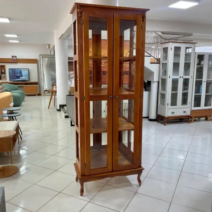 Cristaleira em Madeira Luiz XV (5397)