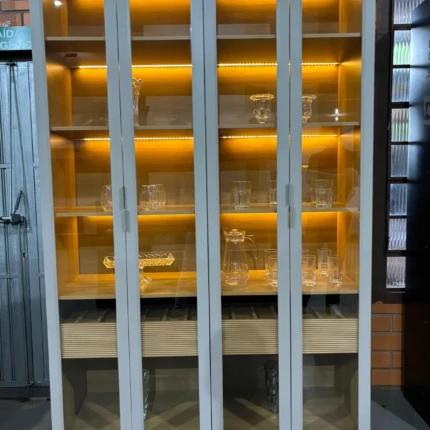 Cristeleira 4 Portas Allure com LED 1,40m (6717) - Imagem 4