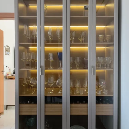 Cristeleira 4 Portas Allure com LED 1,40m (6717) - Imagem 6