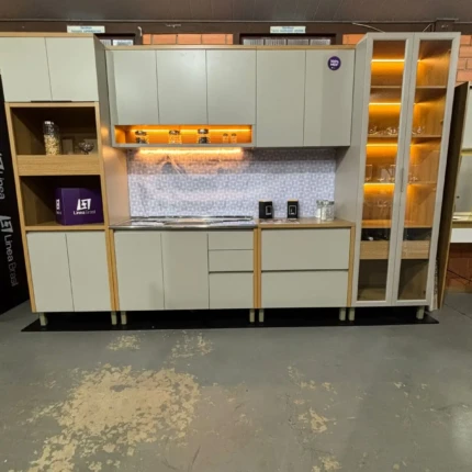 Cozinha 3,40m 100% MDF Alure Com LED (2568) - Imagem 4