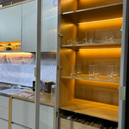Cozinha 3,40m 100% MDF Alure Com LED (2568) - Imagem 2