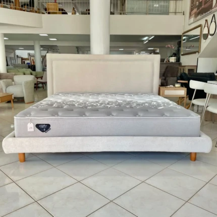 Cama King Inna com Colchão Relax Fresh Terapeutico - Ecoflex (1335-1957)
