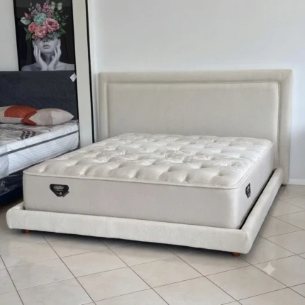Cama King Inna com Colchão Relax Fresh Terapeutico - Ecoflex (1335-1957)