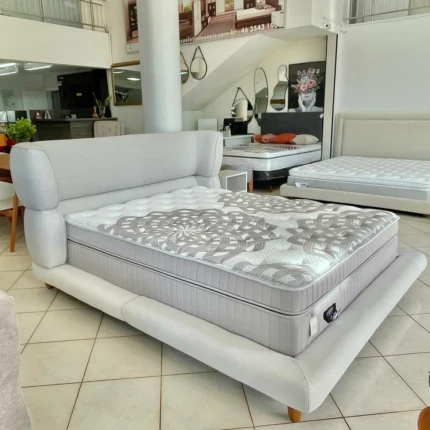 Cama Queen Zara com Colchão Majestic Ecoflex (5886-6232)