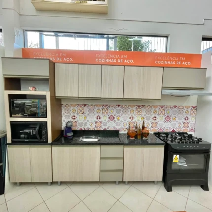 Cozinha 3,40m Luana 100% MDF Modulada (6044-3)