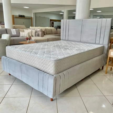 Cama Estofada Casal com Colchão D33 Firme Ecoflex (6470-3136)